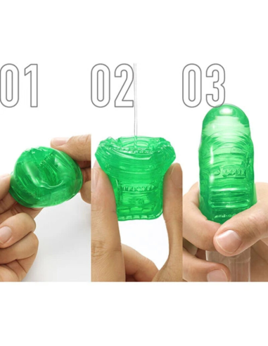 TENGA - UNI EMERALD MASTURBADOR DEDAL