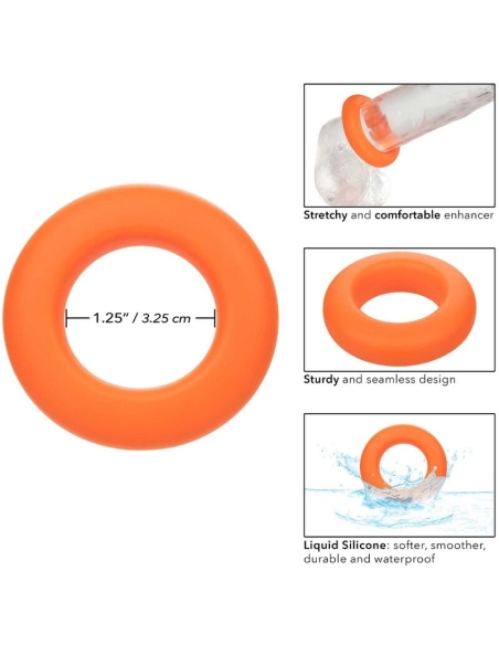 CALEXOTICS - ALPHA ANILLO PROLONG GRANDE NARANJA