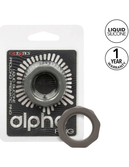 CALEXOTICS - ALPHA ANILLO PROLONG PRISMTICO GRIS