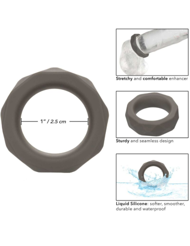 CALEXOTICS - ALPHA ANILLO PROLONG PRISMTICO GRIS