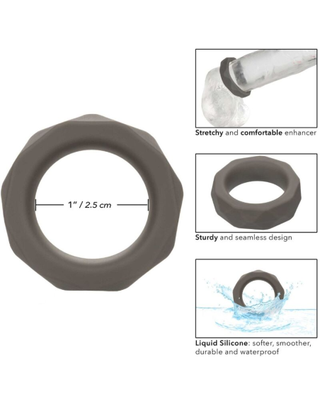 CALEXOTICS - ALPHA ANILLO PROLONG PRISMTICO GRIS