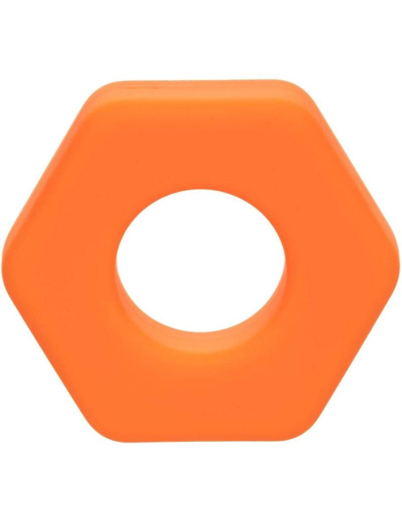 CALEXOTICS - ALPHA ANILLO PROLONG SEXGONO NARANJA
