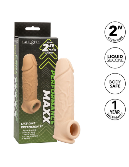 CALEXOTICS - PERFORMANCE MAXX EXTENSIÓN REALISTA 7 PIEL CLARO
