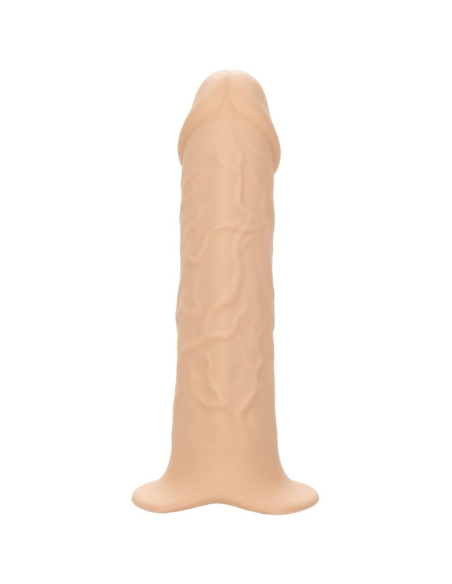 CALEXOTICS - PERFORMANCE MAXX EXTENSIÓN REALISTA CON ARNÉS PIEL CLARO