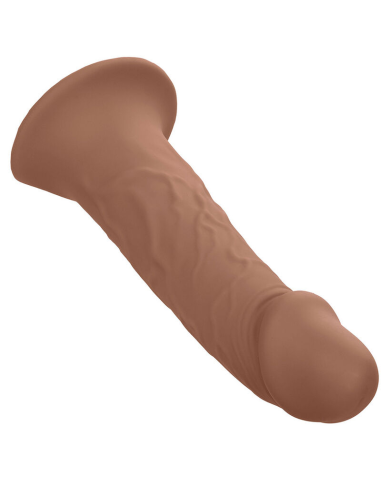 CALEXOTICS - PERFORMANCE MAXX EXTENSIÓN REALISTA CON ARNÉS PIEL MORENO