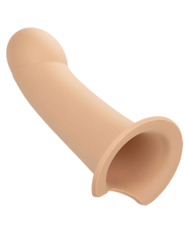 CALEXOTICS - PERFORMANCE MAXX EXTENSIÓN CON ARNÉS PIEL CLARO