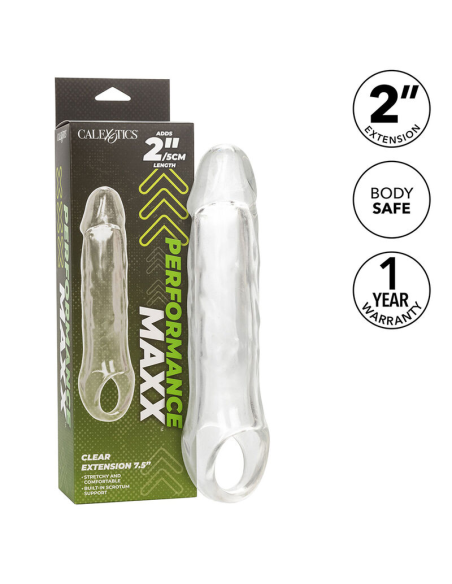 CALEXOTICS - PERFORMANCE MAXX EXTENSIÓN CLARA 7,5 TRANSPARENTE