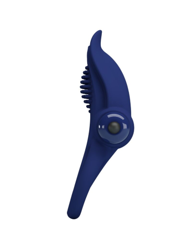 PRETTY LOVE - BRONSON DOBLE ANILLO CON VIBRACIÓN AZUL