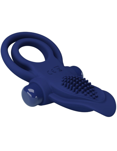 PRETTY LOVE - BRONSON DOBLE ANILLO CON VIBRACIÓN AZUL