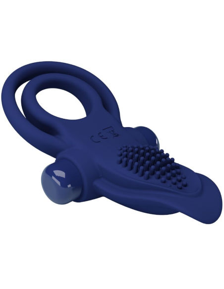 PRETTY LOVE - BRONSON DOBLE ANILLO CON VIBRACIÓN AZUL