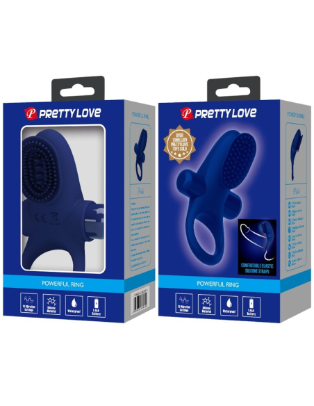 PRETTY LOVE - PALLE ANILLO CON VIBRACIÓN AZUL