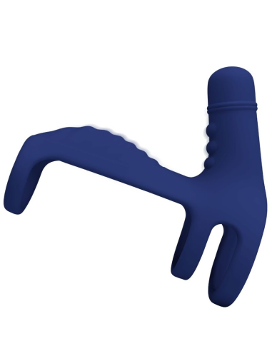 PRETTY LOVE - ELISH ANILLO VIBRADOR CON EXTENSIÓN AZUL