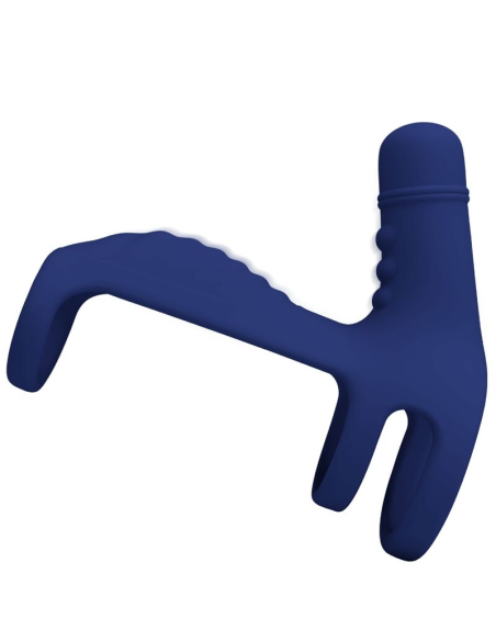 PRETTY LOVE - ELISH ANILLO VIBRADOR CON EXTENSIÓN AZUL
