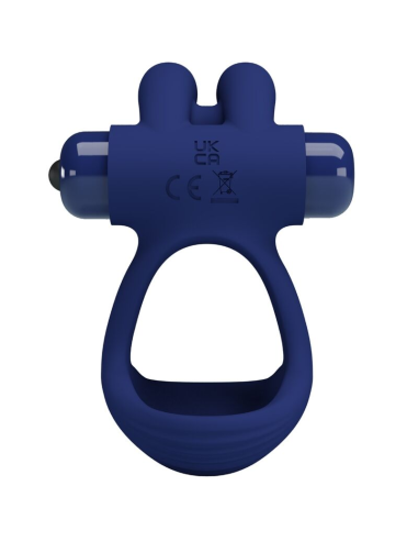 PRETTY LOVE - FRANCISCO DOBLE ANILLO VIBRADOR RABBIT AZUL
