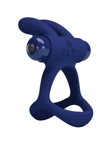 PRETTY LOVE - FRANCISCO DOBLE ANILLO VIBRADOR RABBIT AZUL