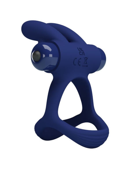 PRETTY LOVE - FRANCISCO DOBLE ANILLO VIBRADOR RABBIT AZUL