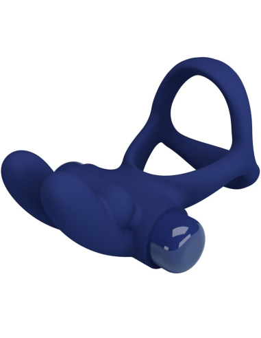 PRETTY LOVE - FRANCISCO DOBLE ANILLO VIBRADOR RABBIT AZUL