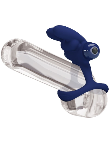 PRETTY LOVE - FRANCISCO DOBLE ANILLO VIBRADOR RABBIT AZUL