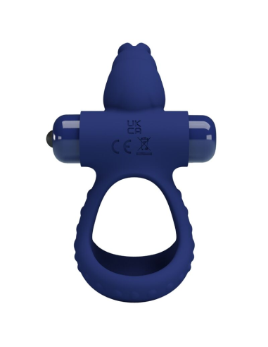 PRETTY LOVE - LUCHITO DOBLE ANILLO VIBRADOR RABBIT AZUL