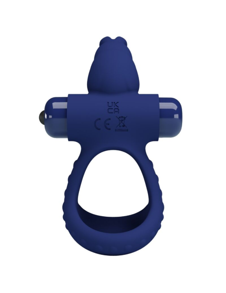 PRETTY LOVE - LUCHITO DOBLE ANILLO VIBRADOR RABBIT AZUL