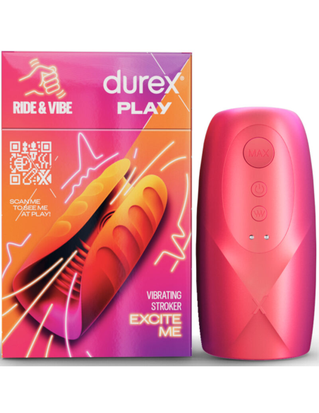 DUREX - TOY MASTURBADOR VIBRADOR RIDE and VIBE
