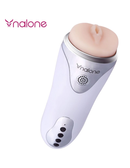 NALONE - MAGICIAN MASTURBADOR CON VIBRACIÓN BLANCO