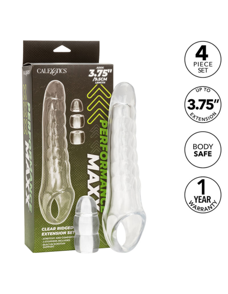 CALEXOTICS - MAXX EXTENSOR DE PENE AJUSTABLE TRANSPARENTE