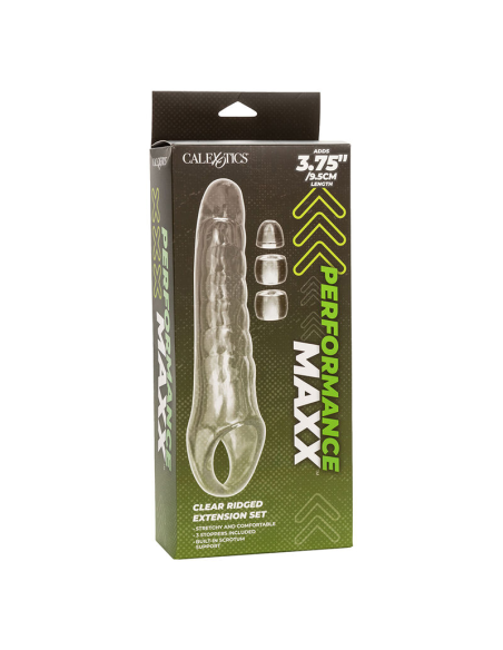 CALEXOTICS - MAXX EXTENSOR DE PENE AJUSTABLE TRANSPARENTE