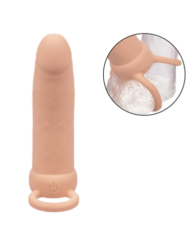 CALEXOTICS - MAXX DOBLE PENETRADOR GRUESO 10 VIBRACIONES NATURAL