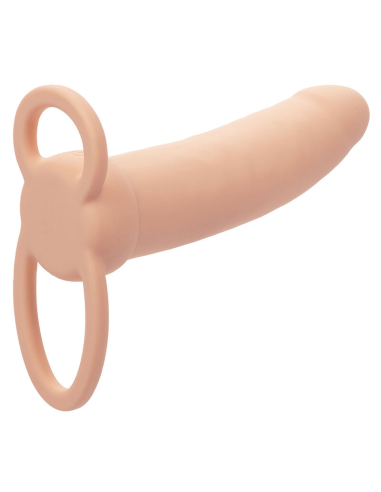 CALEXOTICS - MAXX DOBLE PENETRADOR GRUESO 10 VIBRACIONES NATURAL