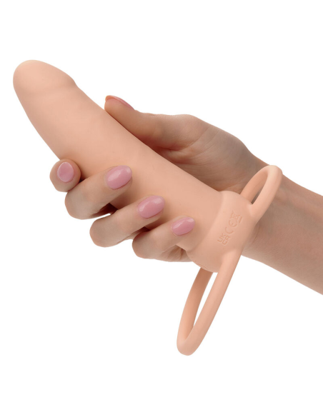 CALEXOTICS - MAXX DOBLE PENETRADOR GRUESO 10 VIBRACIONES NATURAL