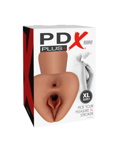 PDX PLUS - PICK YOUR PLEASURE MASTURBADOR REALÍSTICO XL MULATO