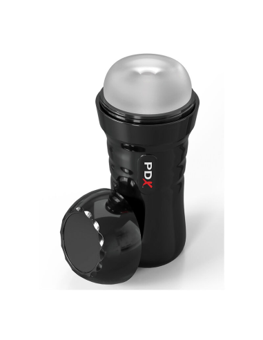 PDX EXTREME - SLIDE and GLIDE MASTURBADOR AUTOLUBRICANTE TRANSPARENTE