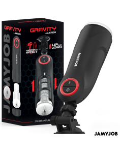 JAMYJOB - GRAVITY MASTURBADOR VAGINA AUTOMÁTICO 5 MODOS DE EMPUJE Y EFECTO SONIDO