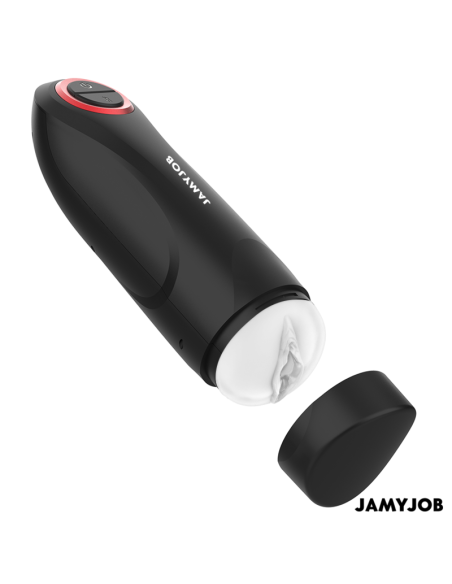 JAMYJOB - GRAVITY MASTURBADOR VAGINA AUTOMÁTICO 5 MODOS DE EMPUJE Y EFECTO SONIDO