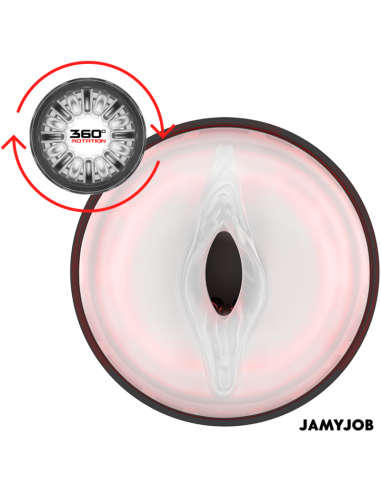 JAMYJOB - CYCLONE MASTURBADOR VAGINA AUTOMÁTICO 10 MODOS ROTACIÓN Y EMPUJE