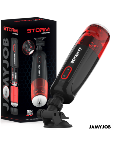 JAMYJOB - STORM MASTURBADOR VAGINA AUTOMÁTICO 10 MODOS ROTACIÓN Y EMPUJE
