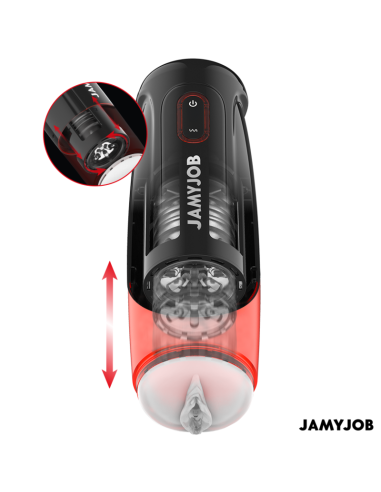 JAMYJOB - STORM MASTURBADOR VAGINA AUTOMÁTICO 10 MODOS ROTACIÓN Y EMPUJE