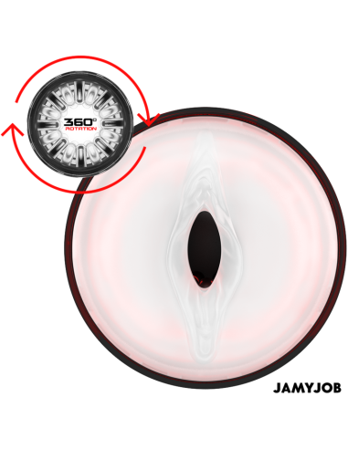 JAMYJOB - STORM MASTURBADOR VAGINA AUTOMÁTICO 10 MODOS ROTACIÓN Y EMPUJE