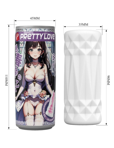 PRETTY LOVE - MASTURBADOR MASCULINO LATA MODELO 2