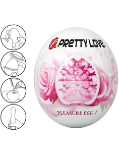 PRETTY LOVE - MASTURBADOR MASCULINO HUEVO ROSA