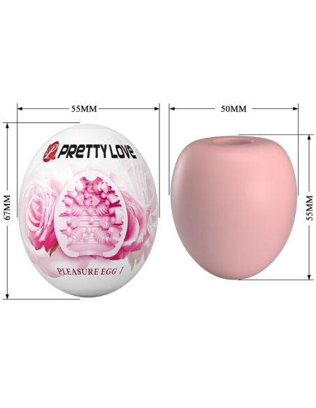 PRETTY LOVE - MASTURBADOR MASCULINO HUEVO ROSA
