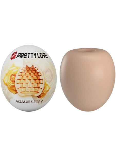 PRETTY LOVE - MASTURBADOR MASCULINO HUEVO NATURAL