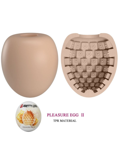 PRETTY LOVE - MASTURBADOR MASCULINO HUEVO NATURAL