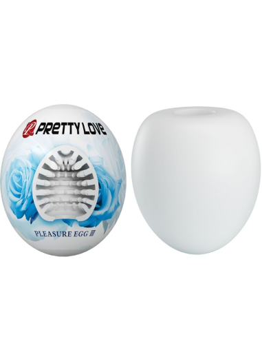 PRETTY LOVE - MASTURBADOR MASCULINO HUEVO BLANCO
