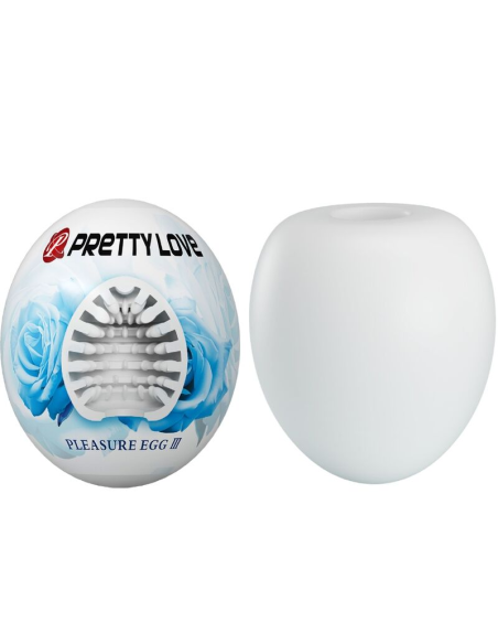 PRETTY LOVE - MASTURBADOR MASCULINO HUEVO BLANCO