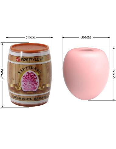 PRETTY LOVE - MASTURBADOR MASCULINO HUEVO ROSA MODELO 2