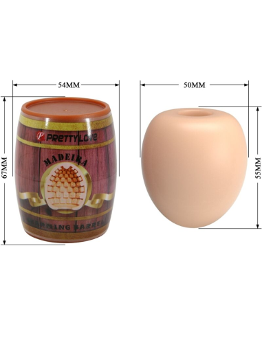 PRETTY LOVE - MASTURBADOR MASCULINO HUEVO NATURAL MODELO 2
