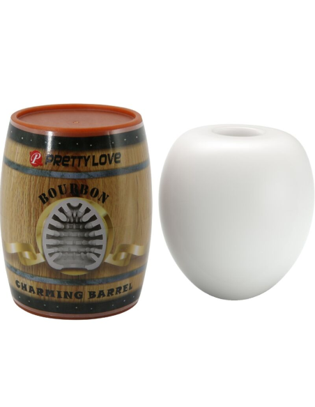 PRETTY LOVE - MASTURBADOR MASCULINO HUEVO BLANCO MODELO 2
