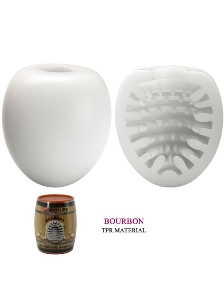 PRETTY LOVE - MASTURBADOR MASCULINO HUEVO BLANCO MODELO 2